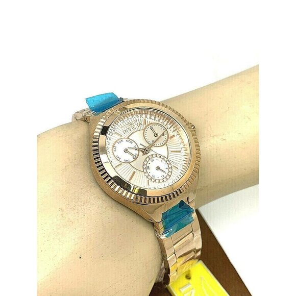 Invicta Women\'s Watch 28346 Angel Rose Gold Tone Stainless Steel 36mm Quartz main image 5